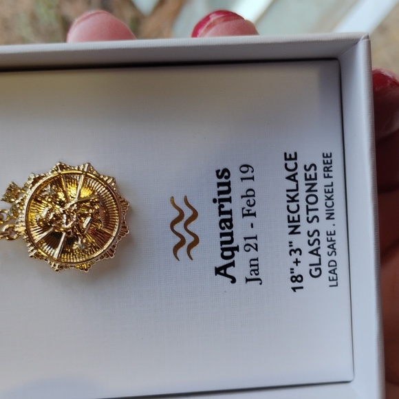 House of Harlow NIB Aquarius necklace18"+3" nickel Free lead safe - Picture 2 of 2